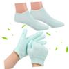 Mikinona 4pcs Moisturizing Gel Gloves and Socks Hydrating Foot Cover and Hand Care Soft Yarn Material for Overnight Use for Dry view 2