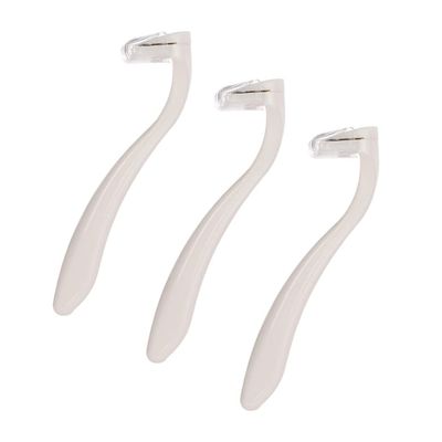 Baluue 3pcs Quick Smooth Women's Shaver Razor for Body Arms Legs Privates Hair Removal
