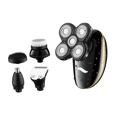 Baluue Rechargeable Washable Razor Beard Trimmer Electric Shaving Machine for Men Dual Purpose Rotary Shaver for Wet Dry Use with USB Charging