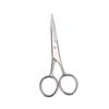 Baluue 2 Pcs Stainless Steel Mustache Trimmer Scissors Beard Scissor Set for Men Professional Beard Shears Hair Cliers for Barbershop Home Diy Silver Finish view 2