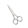Baluue 2 Pcs Stainless Steel Mustache Trimmer Scissors Beard Scissor Set for Men Professional Beard Shears Hair Cliers for Barbershop Home Diy Silver Finish view 3