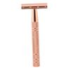 Baluue Old Style Manual Razor Anti-slip Handle for Safe Beard Hair Shaving Chrome Plated Durable Design Detachable Cutter Head for Easy Maintenance for Home and Travel Use view 1