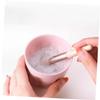 CIYODO 2sets Makeup Brush Cleaning Bowl Durable Silicone Makeup Brush Washer for Easy Cleaning for Beauty Tools and Sponges Includes Colors Pink Green view 2