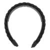 Baluue Suede Braid Headband for Women and Girls Lightweight Fashion Hair Accessory Padded Design Black for Everyday Use and Special Occasions view 1