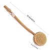 Baluue 1pc Handle Bristle Bath Brush Relaxing Spa Body Scrubber for Men for Exfoliating Back and Hard Reach Areas Soft Bristles for view 2