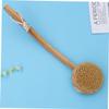 Baluue 1pc Handle Bristle Bath Brush Relaxing Spa Body Scrubber for Men for Exfoliating Back and Hard Reach Areas Soft Bristles for view 4