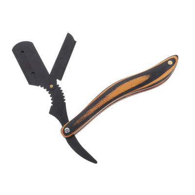 Baluue Men Single Blade Razor Straight Razor for Men Safe Design for Smooth Shaving