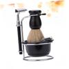 Baluue Men Grooming Kit Safety Razor Brush Stand Shaving Soap Bowl Dad Art of Shaving view 4
