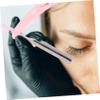 Baluue 1set Eyebrow Trimmer Kit Stainless Steel Facial Hair Remover Non- Handle for Precise Eyebrow Shaping Includes Blades for Versatile Hair Removal for Home Use view 3