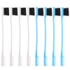 OHPHCALL 8pcs Beauty Brush Dual-end Eyebrow Eyelash Brush Natural Bristles Makeup Eyebrow Comb Eyelash Grooming Tool Organized Makeup view 1