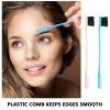 OHPHCALL 8pcs Beauty Brush Dual-end Eyebrow Eyelash Brush Natural Bristles Makeup Eyebrow Comb Eyelash Grooming Tool Organized Makeup view 3