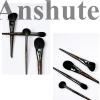 Anshute Natural Goat Hair Makeup Brushes Set of 4, Face Brushes, Professional Natural Hair Cosmetic Brushes, Beech Wood Handle. Super Soft Bristles, Variety of Brushes. view 4