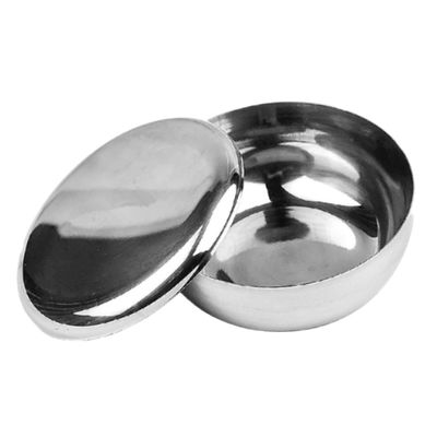Baluue 1pc Stainless Steel Shaving Bowl Lid Accessory for Men for Traditional Wet Shaving Unbreakable Bubble Bowl for Smooth Lathering