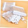 TOVINANNA 5pack Disposable Double-ended Cotton Swabs Cotton Tipped Applicators for Ear Cleaning Makeup Application and Removal Each view 2
