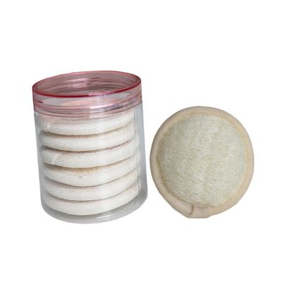 Baluue 10pcs Facial Cleansing Pads Gentle Loofah Exfoliator Makeup Removal and Skin Care Suitable for Skin Types Round Design and Easy to Use