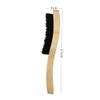 Baluue Handle Portable Solid Wood Beard Brush for Men Grooming Tool for Home and Barber Shop Beard Care Accessory Design view 2