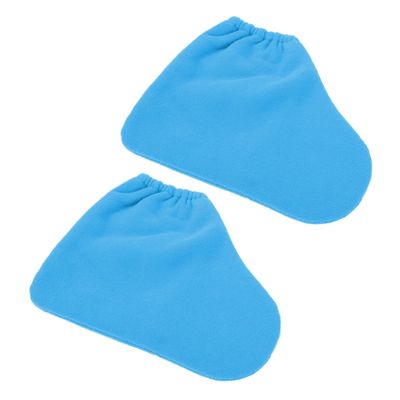 BIUDECO 1pair Paraffin Wax Foot Therapy Covers Reusable Moisturizing Foot Wraps for Cracked Heels Comforting Warmth for Skin Nourishment for Home Pedicure Treatment
