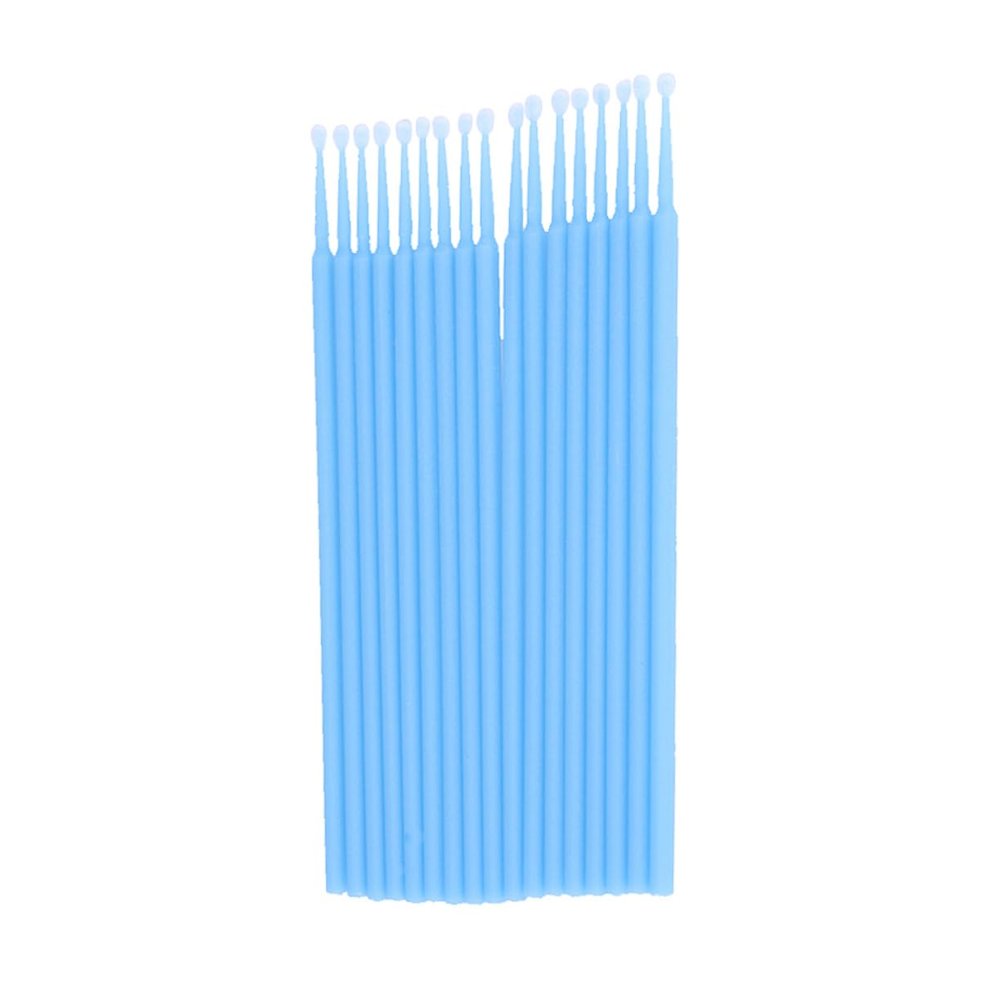 Baluue 200pcs Disposable Eyelash Extension Cotton Swabs Applicators for Makeup Sanitary Micro Swabs for Eyelash and Nail Art Applications