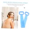 Baluue Silicone Back Scrubber with Dual-sided Design Exfoliating Bath Body Brush for Smooth Skin Promotes Circulation and Removes Dead Skin for Relaxing Showers Blue view 4