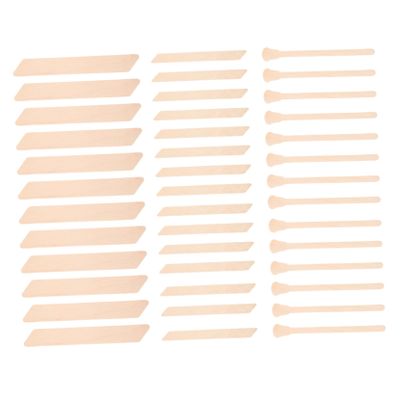 Baluue 150pcs Irregular Body Wax Applicators for Hair Removal Smooth Depilatory Wax Sticks for Women and Lightweight Waxing Strips for Home Use