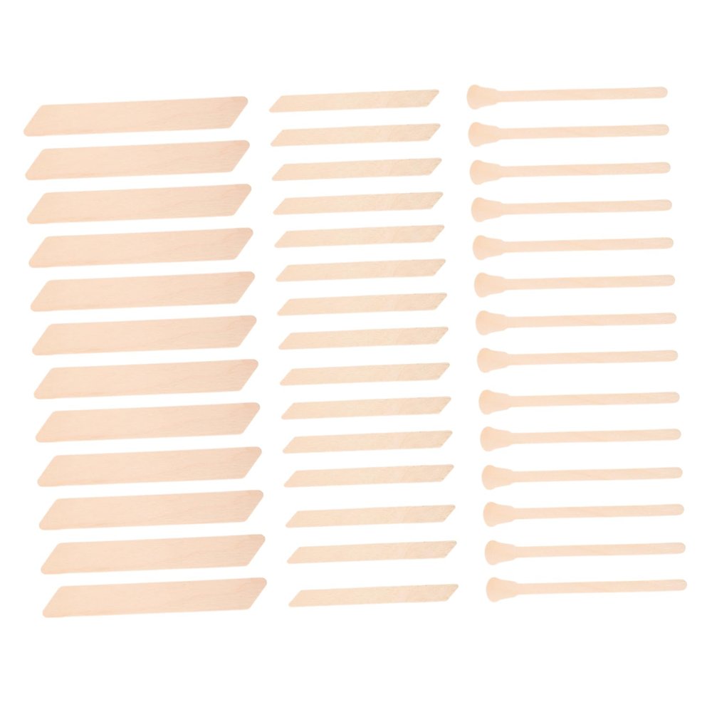 Baluue 150pcs Irregular Body Wax Applicators for Hair Removal Smooth Depilatory Wax Sticks for Women and Lightweight Waxing Strips for Home Use