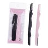 Baluue 6pcs Travel Razor Set for Women Eyebrow Trimmer Scissors Tweezer Double-sided Razor Facial Hair Grooming Kit Easy Storage Use view 1