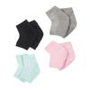 NOLITOY 4pairs Moisturizing Heel Socks Gel Lining for Dry Cracked Feet -Crack Socks for Men and Women view 1