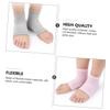 NOLITOY 4pairs Moisturizing Heel Socks Gel Lining for Dry Cracked Feet -Crack Socks for Men and Women view 4