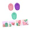 Baluue 3pcs Silicone Brush Cleaning Pad Makeup Brush Cleanser Makeup Tool Cleaner view 3