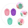 Baluue 3pcs Silicone Brush Cleaning Pad Makeup Brush Cleanser Makeup Tool Cleaner view 4