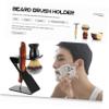 Baluue Acrylic Beard Brush Holder and Stand Set Shaving Brush and Storage for Home and Travel Double for and Shaving Accessories view 4