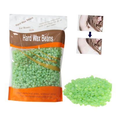 Baluue 300g Painless Hard Wax Beads for Hair Removal Green Depilatory Wax Suitable for Skin Types Easy Use Without Strips Safe and Hair Removal