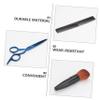 Baluue 10pcs Hair Cutting Scissors Kit Professional Hairdressing Tools for Men Women Includes Thinning Shears and Flat Tooth Comb for Home Use and Beginners view 2
