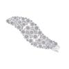 Baluue Bridal Rhinestone Hair Comb for Elegant Updos Accessory for Weddings Engagements and Parties Sparkling Hair Piece for Brides and Bridesmaids view 1