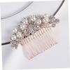 Baluue Dream Accessory Rose Gold Pearl Hair Comb Wedding Hair Piece (elegant Dazzling) view 3