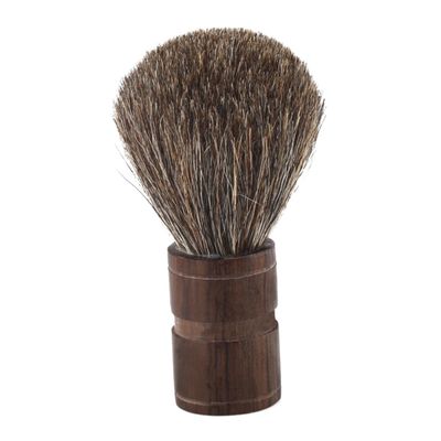 Baluue Barber Brush for Men Beard Shaping Tool Hair Beard Brush Wooden Handle Mustache and Goatee Care