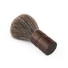 Baluue Barber Brush for Men Beard Shaping Tool Hair Beard Brush Wooden Handle Mustache and Goatee Care view 4