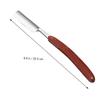 Baluue Handmade Stainless Steel Straight Razor for Men Portable Easy Use Manual Shaving Tool Natural Wood Handle for Barbershops and Personal Grooming view 2