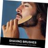 Baluue 3pcs Boar Bristles Beard Brush Men's Hair Care Tool Mustache Brush Shaving Beard Cleaning Natural Bristles for Dad Random Style view 2