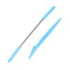 Baluue 2pcs Facial Hair Remover Set Eyebrow Shaper Razor Spring Hair Removal for Women Threaded Spring and Razor Package view 1