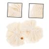 Baluue 2pcs Sisal Bath Balls Body Scrubbers for Shower Exfoliating Bath Tools Bubble Forming Flower view 3