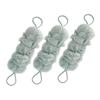Baluue 3pcs Back Scrubber Set Bath Loofah Body Scrubbers for Exfoliation Gentle Shower Pouf Washers for Relaxing Spa and Convenient for Storage view 1