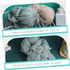 Baluue 3pcs Back Scrubber Set Bath Loofah Body Scrubbers for Exfoliation Gentle Shower Pouf Washers for Relaxing Spa and Convenient for Storage view 2