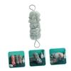 Baluue 3pcs Back Scrubber Set Bath Loofah Body Scrubbers for Exfoliation Gentle Shower Pouf Washers for Relaxing Spa and Convenient for Storage view 3