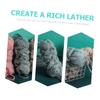 Baluue 3pcs Back Scrubber Set Bath Loofah Body Scrubbers for Exfoliation Gentle Shower Pouf Washers for Relaxing Spa and Convenient for Storage view 4