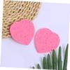 Baluue 30pcs Heart Shaped Facial Sponges Compressed Sponges for Cleaning and Exfoliating Makeup Removal view 2