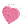 Baluue 30pcs Heart Shaped Facial Sponges Compressed Sponges for Cleaning and Exfoliating Makeup Removal view 3