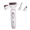 Baluue 1set Electric Nose Hair Trimmer for Women Personal Care Device for Eyebrows Sideburns Ear Hair USB Rechargeable Compact Skin-Friendly Design White view 1