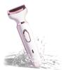 Baluue 1set Electric Nose Hair Trimmer for Women Personal Care Device for Eyebrows Sideburns Ear Hair USB Rechargeable Compact Skin-Friendly Design White view 2