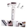 Baluue 1set Electric Nose Hair Trimmer for Women Personal Care Device for Eyebrows Sideburns Ear Hair USB Rechargeable Compact Skin-Friendly Design White view 4